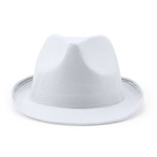 Sombrero de poliéster ligero Blanco Talla Única Adulto