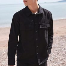 Sobrecamisa 100% algodón Black Xs