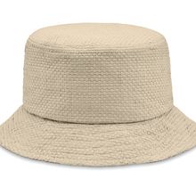 Sombrero de Paja de Papel Veraniego Beig