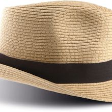 Sombrero Panamá con Cinta Negra Natural 57 Cm