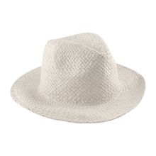 Sombrero de papel de ala ancha Blanco