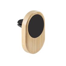 Soporte Móvil Magnético Bambú para Coche Madera