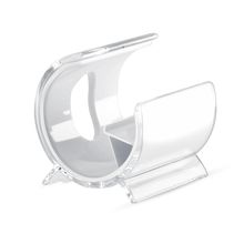 Soporte plástico transparente para móvil Blanco