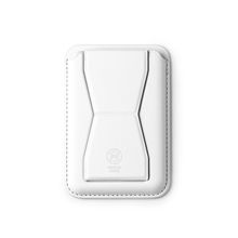 Soporte para smartphone y tarjetero Blanco