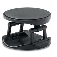 Soporte Teléfono Circular ABS Negro