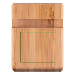 Soporte Móvil Bambú Ecológico | Trasera inferior | 40 x 35