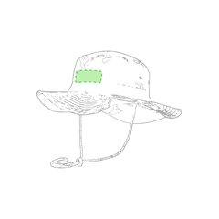Sombrero de camuflaje | Frontal Centrado | 60 x 35
