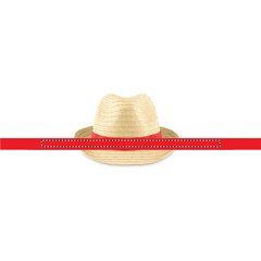 Sombrero Paja con Cinta Poliéster | BAND TRANSFER | 430 x 15