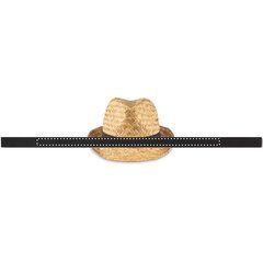 Sombrero Paja Natural con Cinta Separada | BAND TRANSFER | 430 x 15