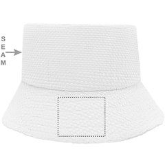 Sombrero de Paja de Papel Veraniego | Trasero | 60 x 50