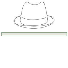 Sombrero de Paja Unisex Ala Corta | Cinta sublimacion | 748 x 40