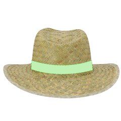 Sombrero de paja verde con cinta interior | Area 1 | 450 x 17