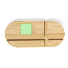 Soporte de Bambú para Móvil y Tablet | Cara 1 | 30 x 30
