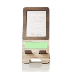 Soporte Móvil y Portafotos de Madera | Centrado | 55 x 15