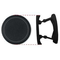 Soporte Teléfono Circular ABS | Frontal | 35 x 35