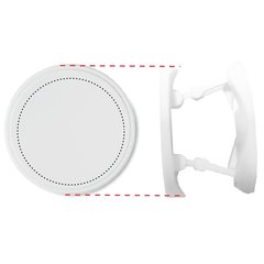Soporte Teléfono Circular ABS | Frontal | 35 x 35