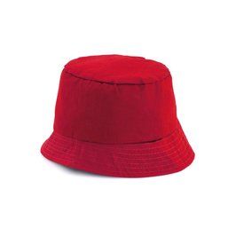 Sombrero de playa gorro 100% algodon Rojo
