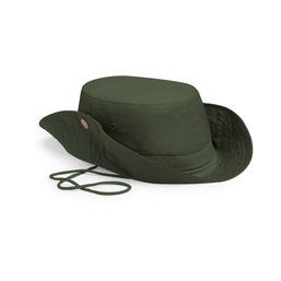 Sombrero tipo Safari 100% algodón con cordón Verde