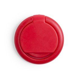 Soporte adhesivo para smartphone con moneda para carro Rojo