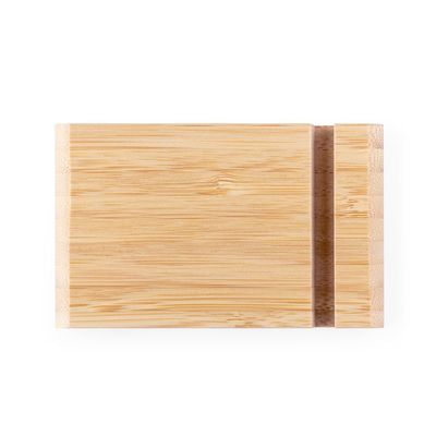 Soporte para móvil de bambú 2 ranuras