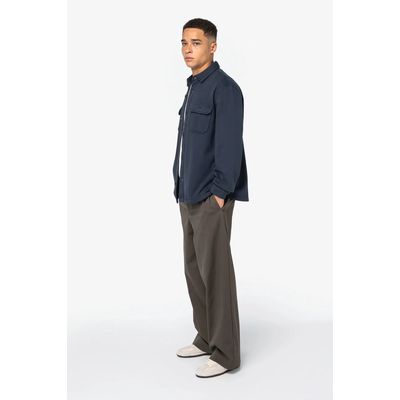 Sobrecamisa felpa perchada hombre