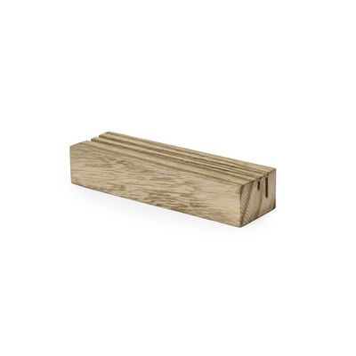 Soporte de madera con pizarra