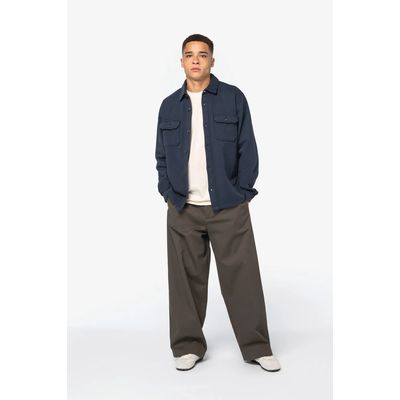 Sobrecamisa felpa perchada hombre