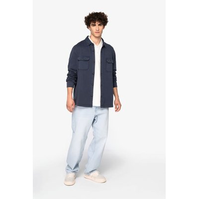 Sobrecamisa felpa perchada hombre