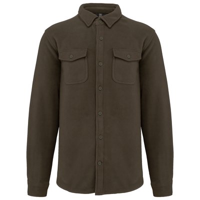 Sobrecamisa polar Dark Khaki / Storm Grey XL