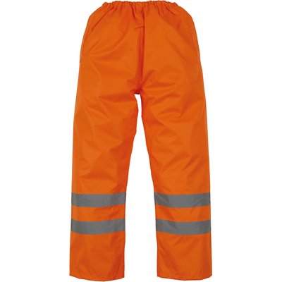 Sobrepantalón impermeable de alta visibilidad Hi Vis Orange XXL