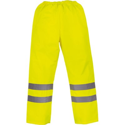 Sobrepantalón impermeable de alta visibilidad Hi Vis Yellow Xl