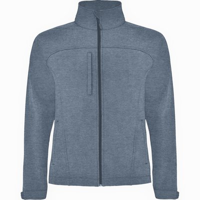 Softshell con cremallera completa Azul Marino Vigore L
