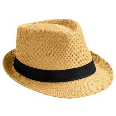 Sombrero Ala Corta de Papel T.59 Camel