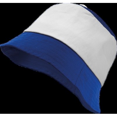 Sombrero de algodón ligero Royal Blue / White