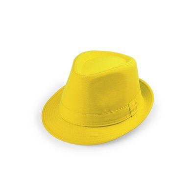 Sombrero de algodón y poliester de color vivo Ama