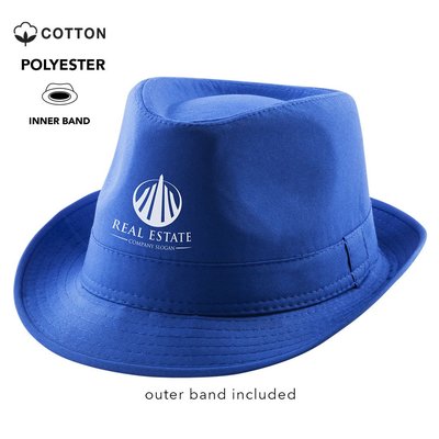Sombrero de algodón y poliester de color vivo