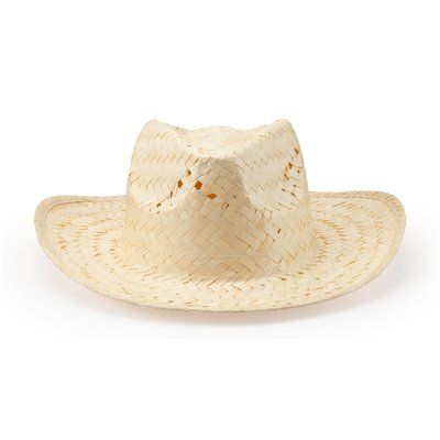 Sombrero artesanal de paja natural con banda interior