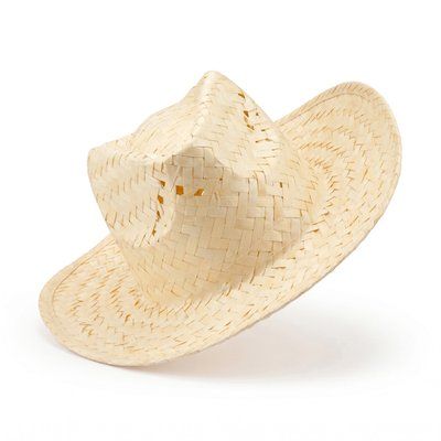 Sombrero artesanal de paja natural con banda interior