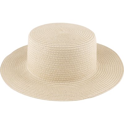 Sombrero Canotier con Cinta Ajustable Natural