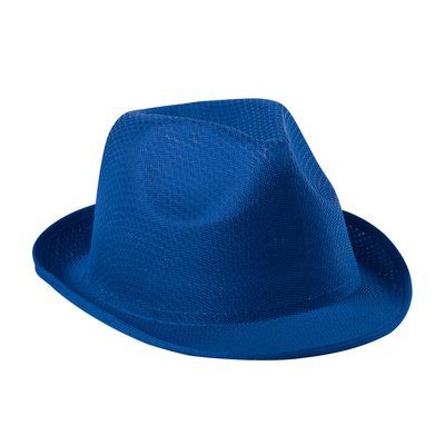 Sombrero en diferentes colores de poliéster Azul