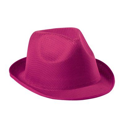 Sombrero en diferentes colores de poliéster Fucsia