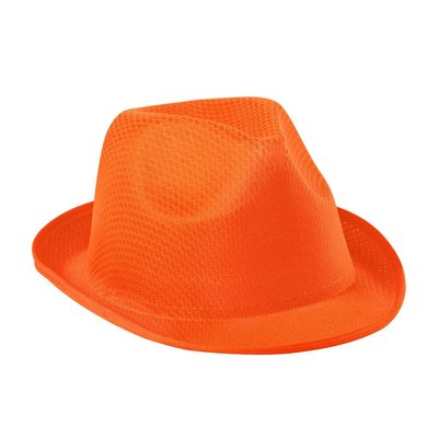 Sombrero en diferentes colores de poliéster Naranja