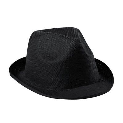 Sombrero en diferentes colores de poliéster Negro