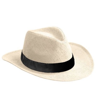 Sombrero Elegante de Papel Talla 57 y 59 Beige