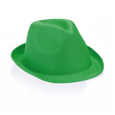 Sombrero en poliéster de color personalizable Verde