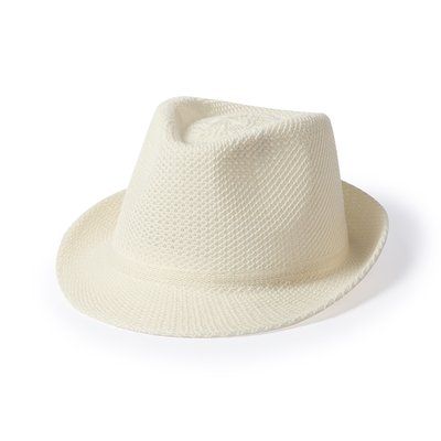 Sombrero estilo panamá alta calidad en poliéster Natural