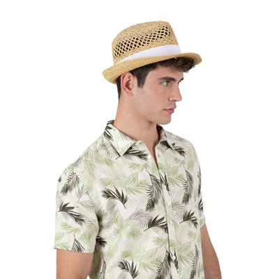 Sombrero estilo Panamá sin cinta