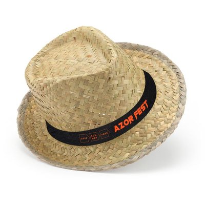Sombrero de paja con banda interior