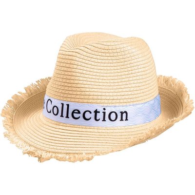Sombrero Paja Flexible con Flecos