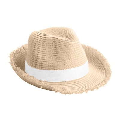 Sombrero Paja Flexible con Flecos